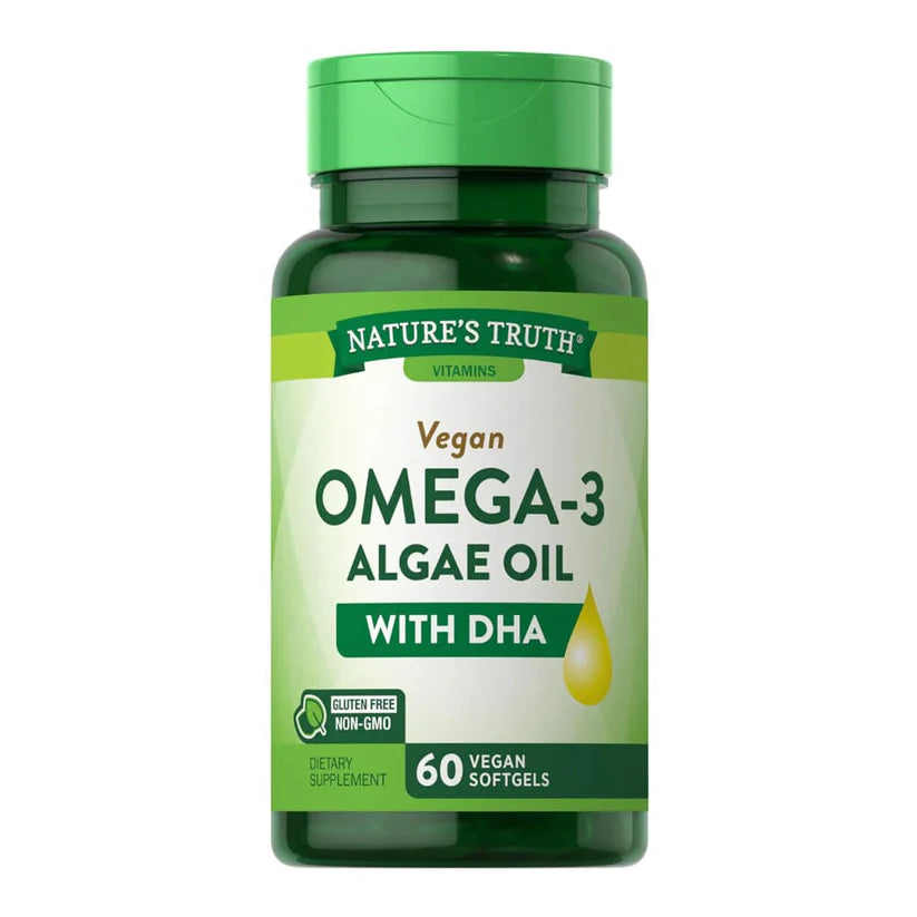 Omega 3 aceite de alga Natures truth 60un. - Rincón Nativo